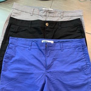 3pair Old Navy Shorts size 14 blue black grey